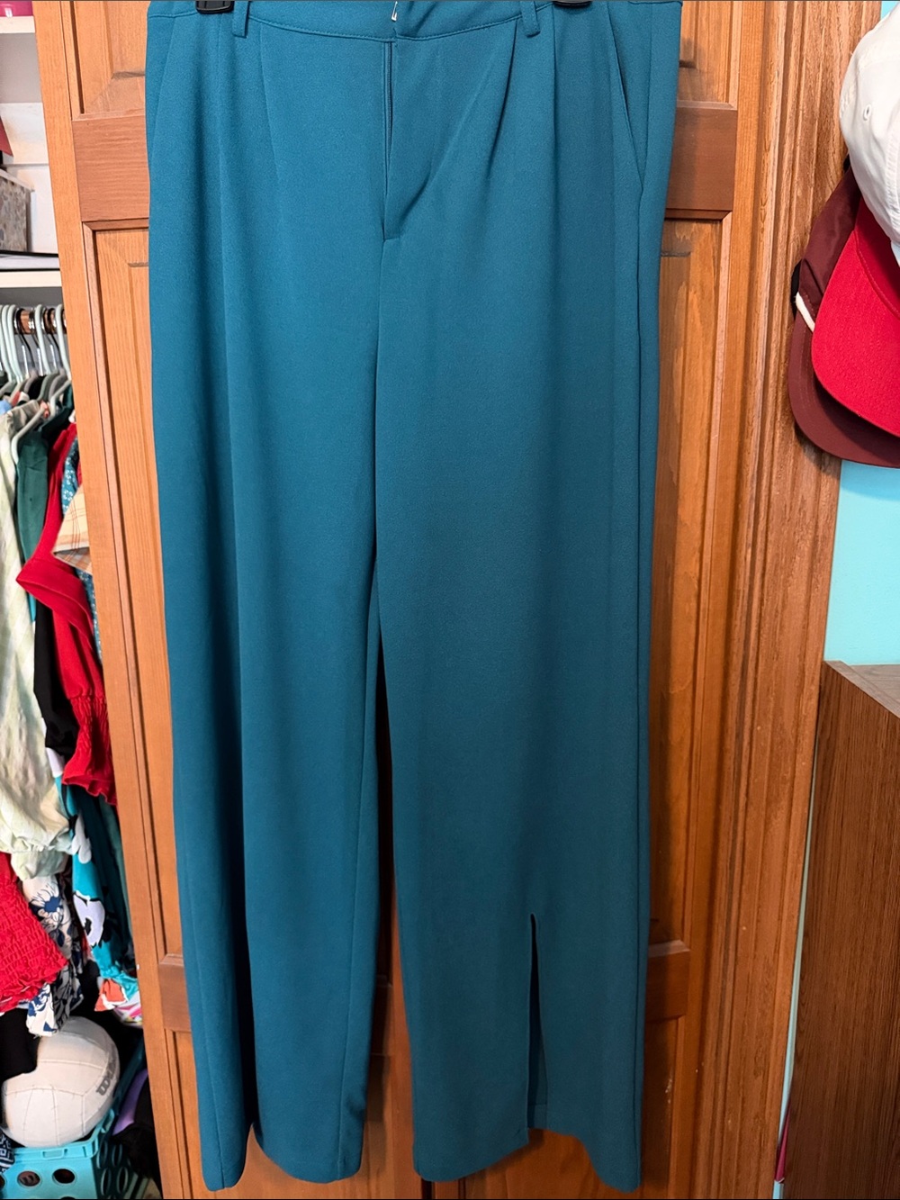 Turquoise dress pants